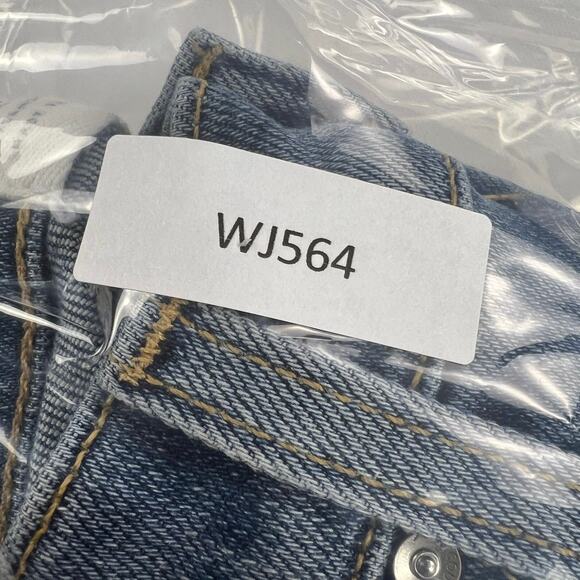 McGuire Ambrosio Embroidered Boho Mid-Rise Cropped Bootcut Raw Hem Jeans Size 27 - Picture 10 of 11